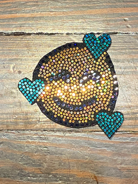 EMOJI FACE 3 HEART BLING PATCH