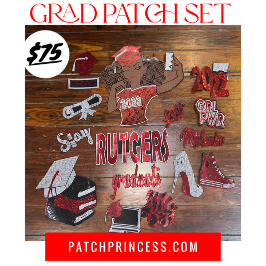 GRAD JACKET BAG 15 PATCH SET