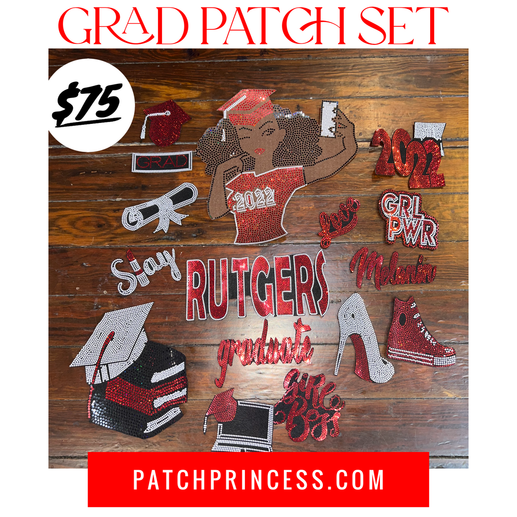GRAD JACKET BAG 15 PATCH SET