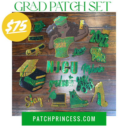GRAD JACKET BAG 15 PATCH SET