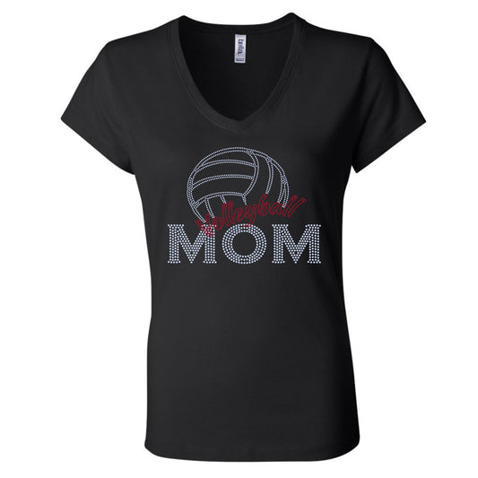 VOLLEYBALL MOM BLING TRANSFERS